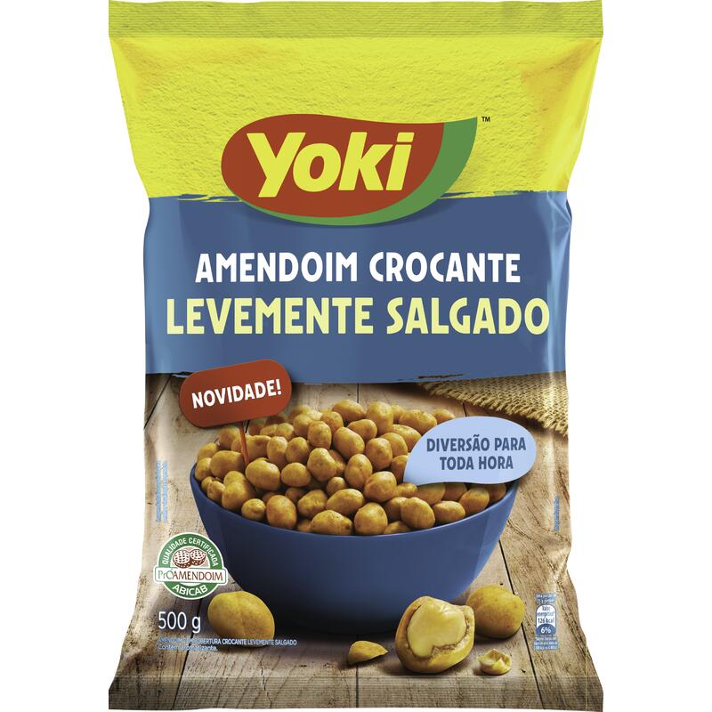 Amendoim Crocante Yoki Levemente Salgado 500g