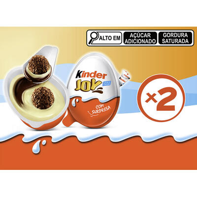 Kinder Joy Laranja 2 Unidades 40g