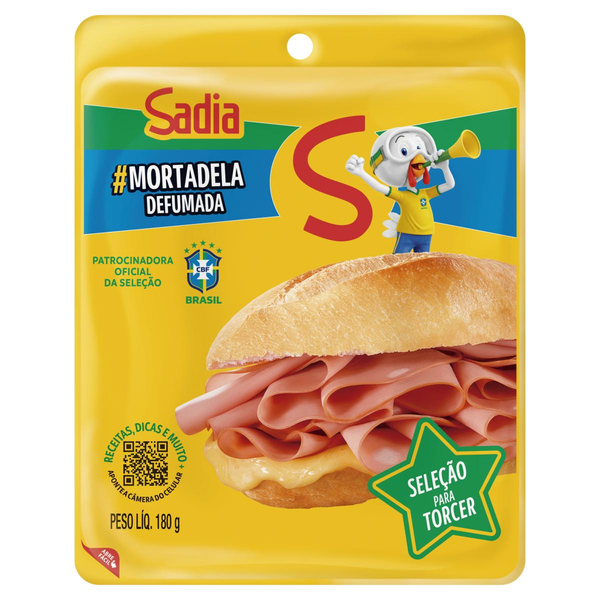 Mortadela Defumada Sadia 180g