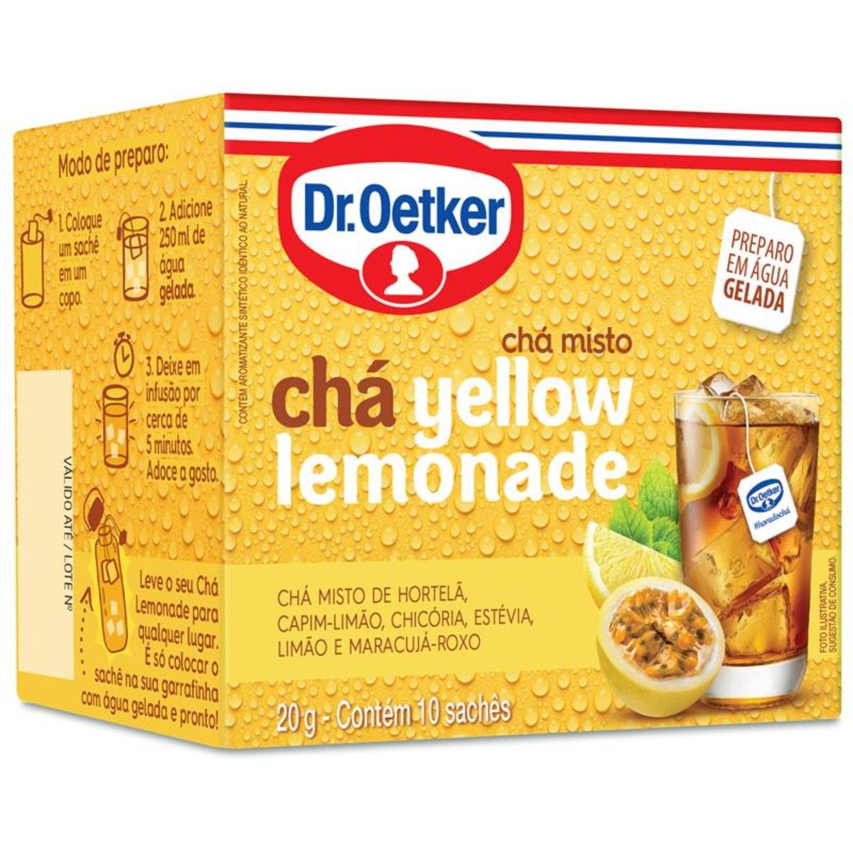 Chá Yellow Lemonade DR. OETKER 20g