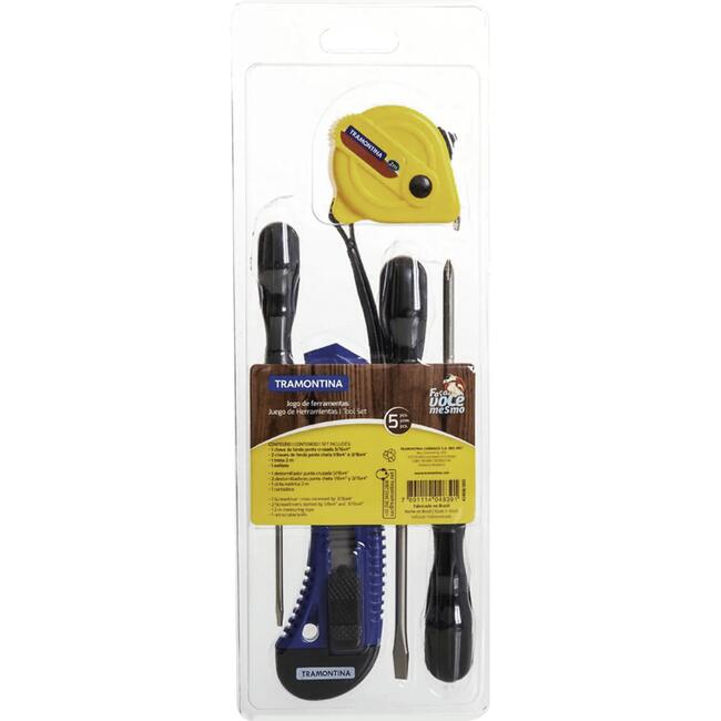 Kit Ferramentas Tramontina 5 pçs 1 Jogo