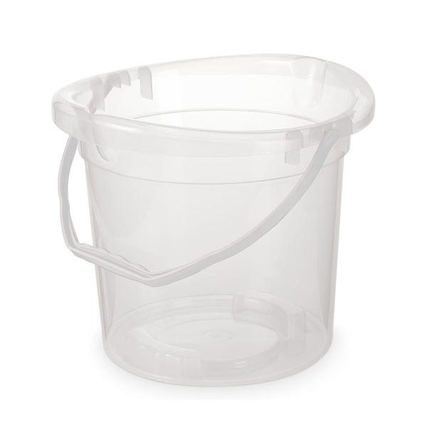 Balde Plasvale 8 Litros - Com 2 Bicos - Transparente - Ref. 3604600