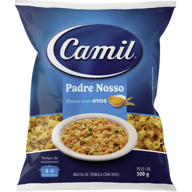 Massa Padre Nosso Ovos 20x500 g Camil