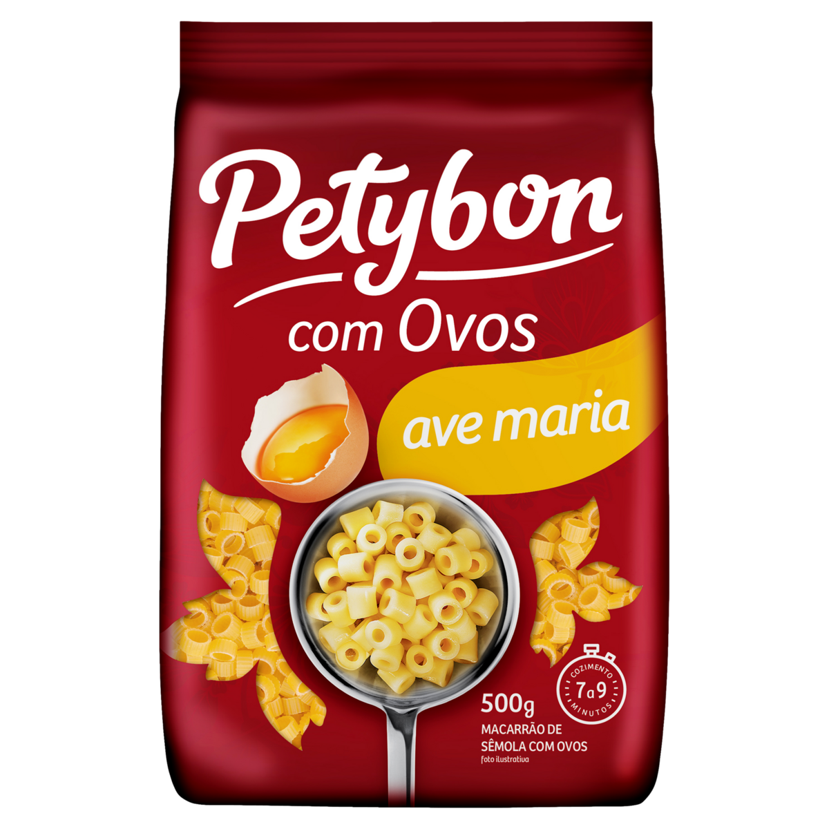 Macarrão com Ovos Ave Maria PETYBON Pacote 500g