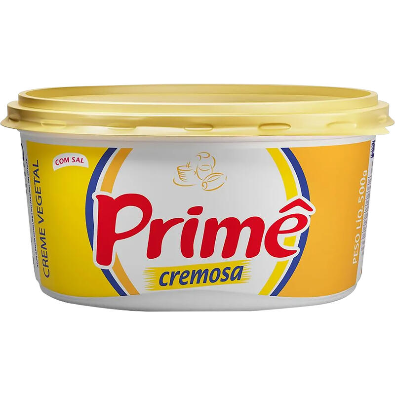 Creme Vegetal Primê Com sal 500g