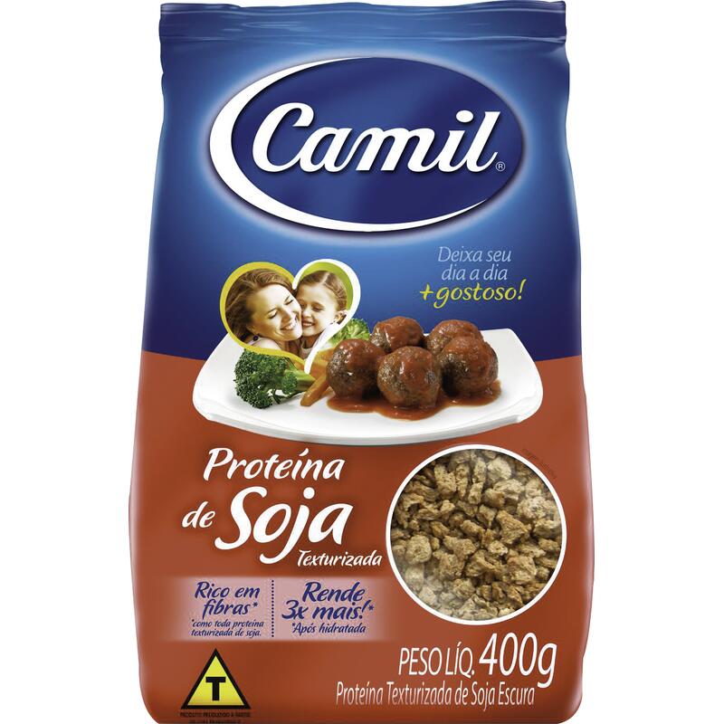 Proteína de Soja Texturizada Camil Carne 400g