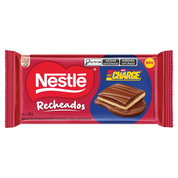 Chocolate Nestlé Recheado 90g Charge