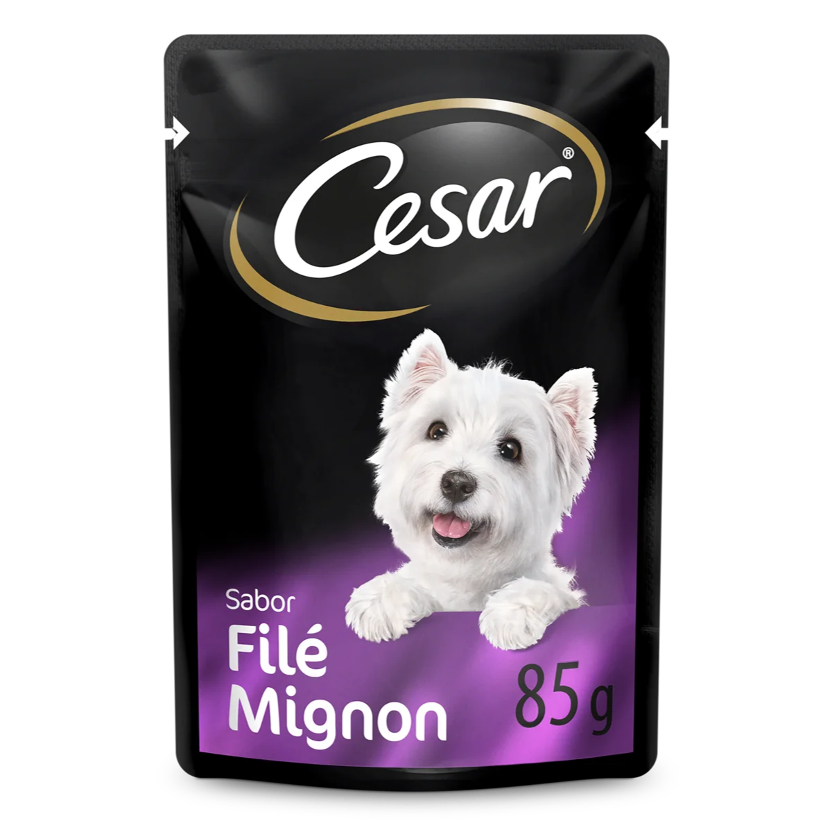 Alimento Cesar Para Cães Adulto Filé Mignon Ao Molho Sachê 85g