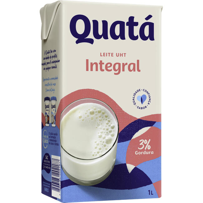 Leite Longa Vida Quatá Integral 1L