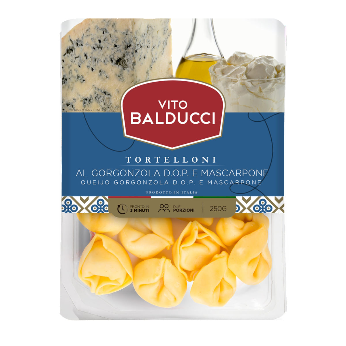 Tortelloni VITO BALDUCCI Al Gorgonzola D.O.P e Mascarpone 250g