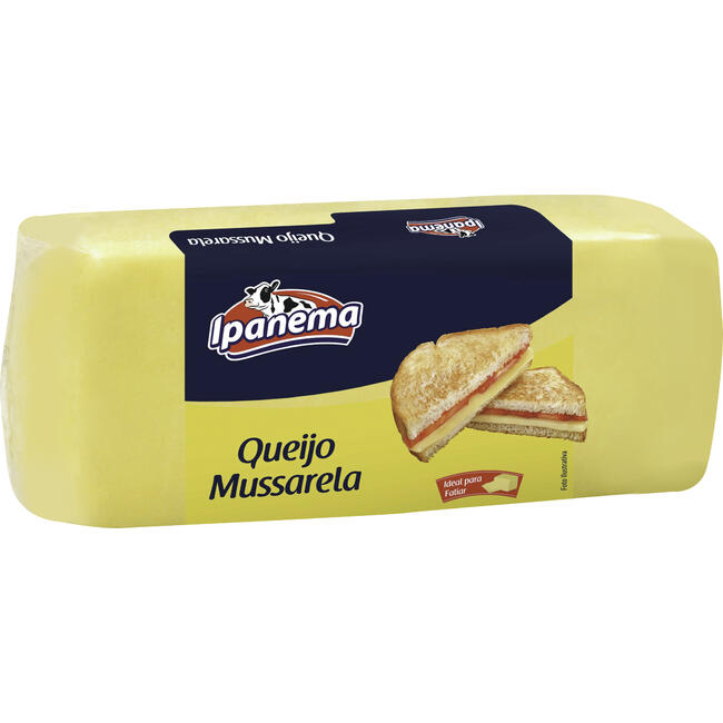 Queijo Mussarela Ipanema Preço por quilo na peça