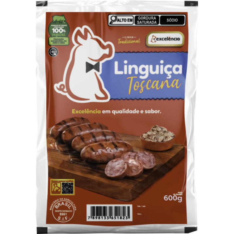 Linguiça Toscana Excelência 600g