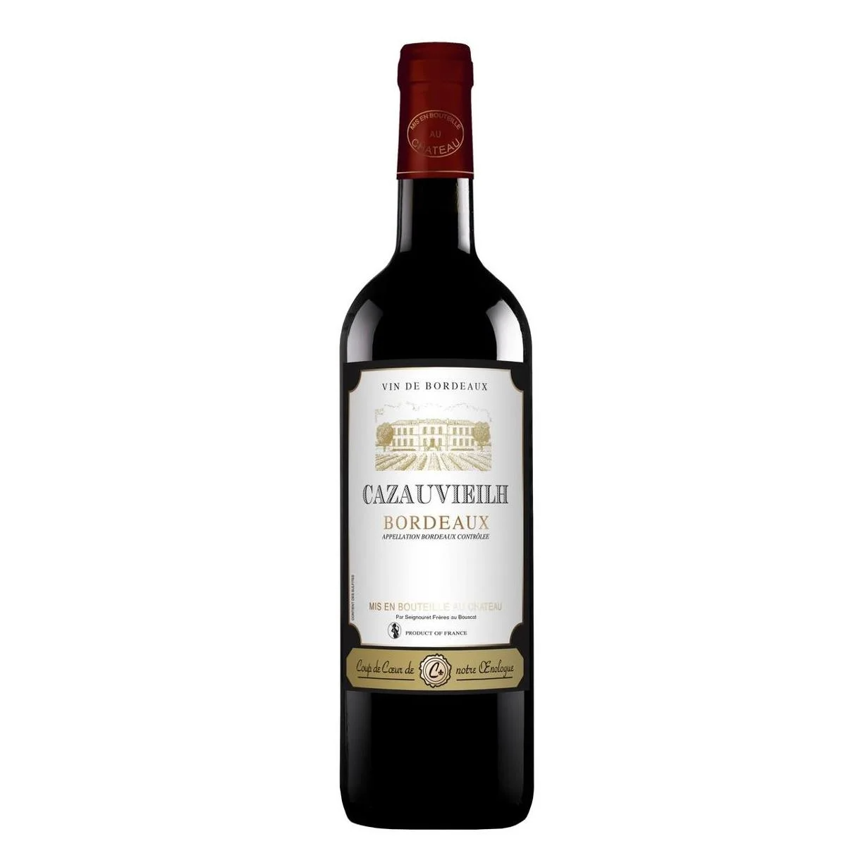 Vinho Tinto Frances Bordeaux Cazauvielh 750ml