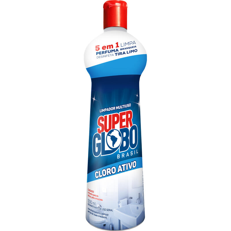 Limpador Multiuso Super Globo Cloro ativo 500ml