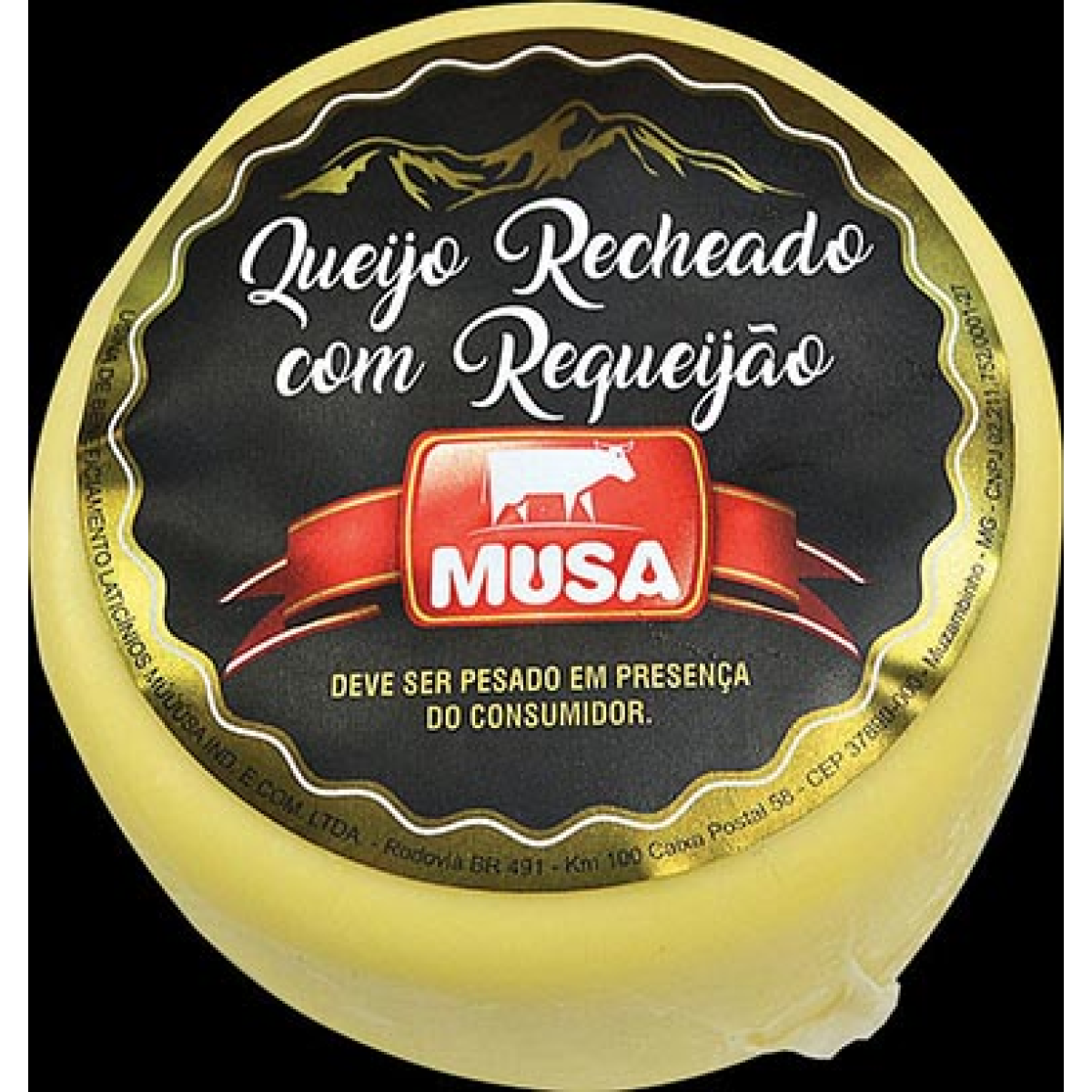 Queijo Recheado Com Requeijão Musa 400g