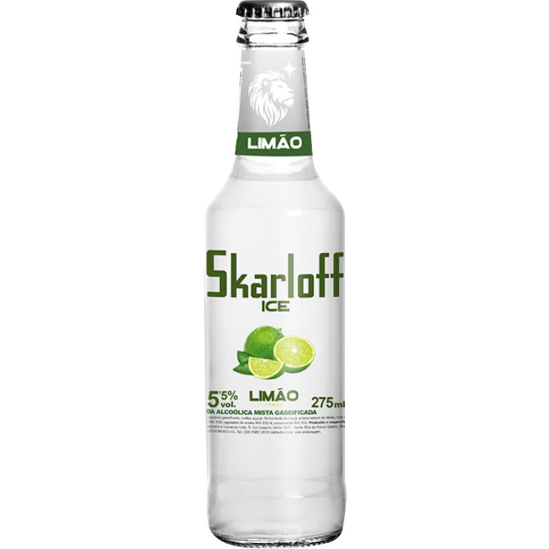 Bebida Alcoólica Mista Skarloff Ice Limão 275ml