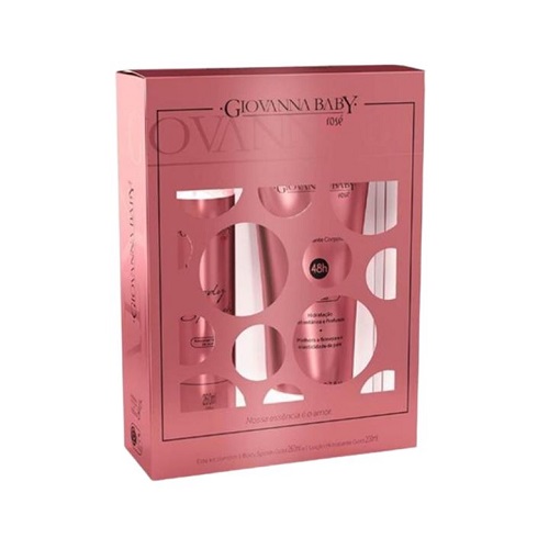 Kit G.baby Body Splash 260ml+ Locao Rose