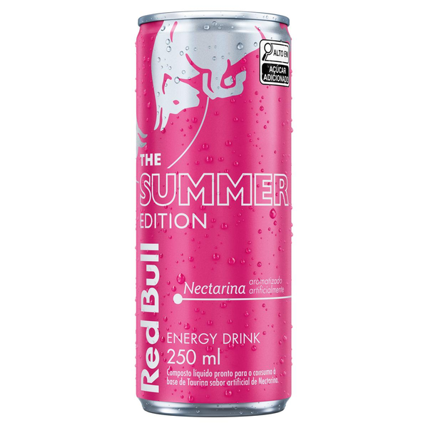 Energético Nectarina Red Bull Lata 250ml The Summer Edition