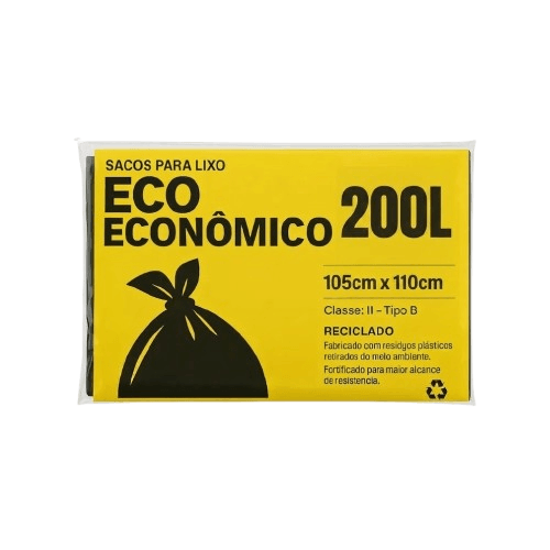 Saco De Lixo ECO ECONOMICO 200L 5UN
