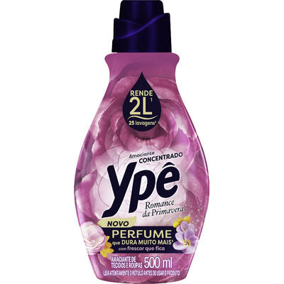 Amaciante de Roupas Conc Ypê Romance Primavera 500ml