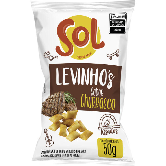 Salgadinho Levinho's Churrasco 50g