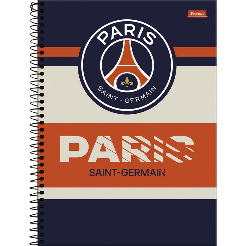 Caderno Paris Saint Germain Foroni 160 folhas un