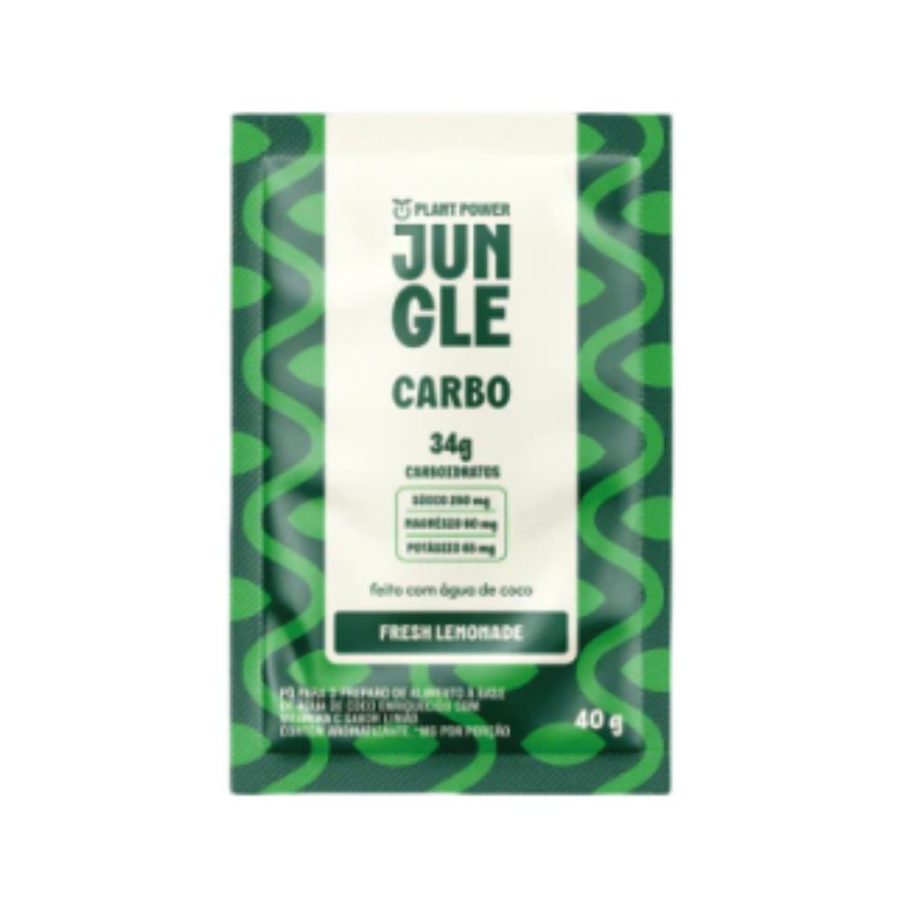 Suplemento Alimentar Jungle Carbo Plant Power Lemonade Sachê 40g