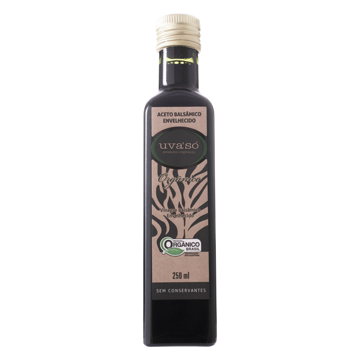 Vinagre Balsâmico Orgânico Envelhecido UvaSó 250ml