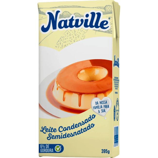 Leite Condensado Netville Semidesnatado 395g