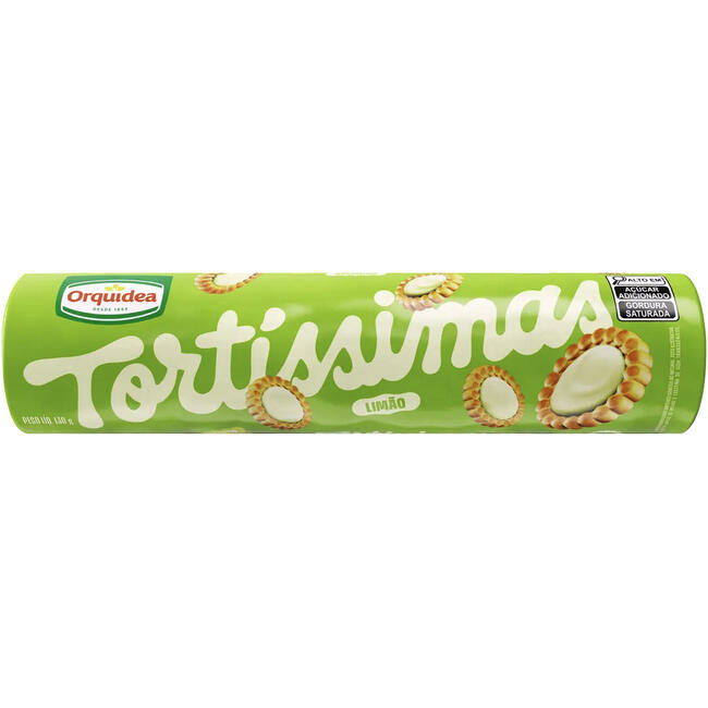 Biscoito Tortíssimas Orquídea Limão 130g