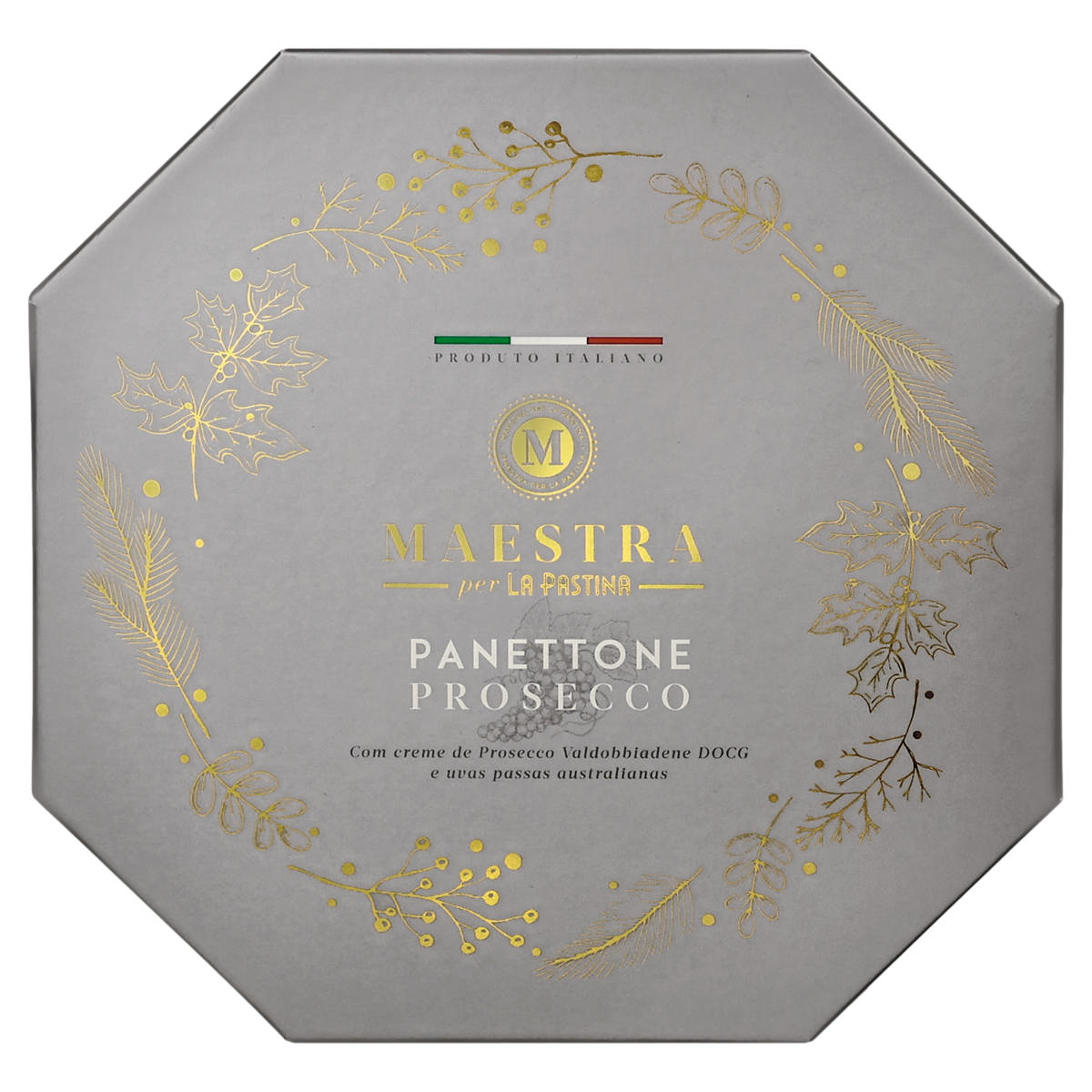 Panettone com Uva-Passa e Prosecco La Pastina Maestra Lata 750g