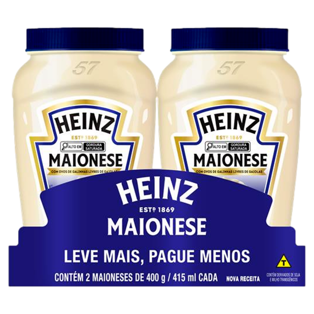 Pack Maionese Heinz 800g 2 Unidades