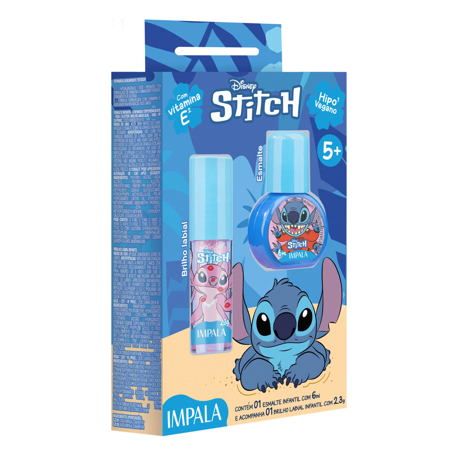 Esmalte IMPALA Stitch 6ml + Brilho Labial