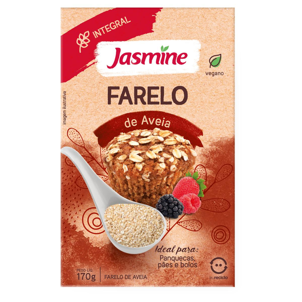 Farelo de Aveia JASMINE Integral 170g