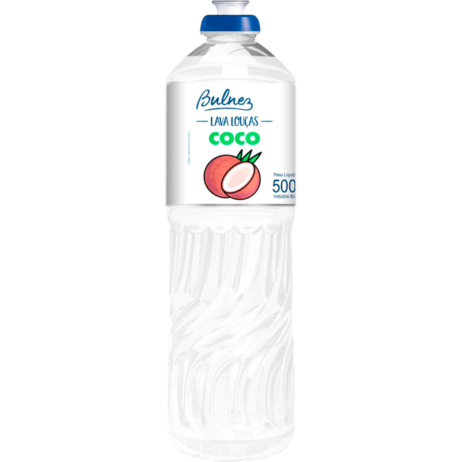 Detergente Líquido Bulnez Coco 500ml