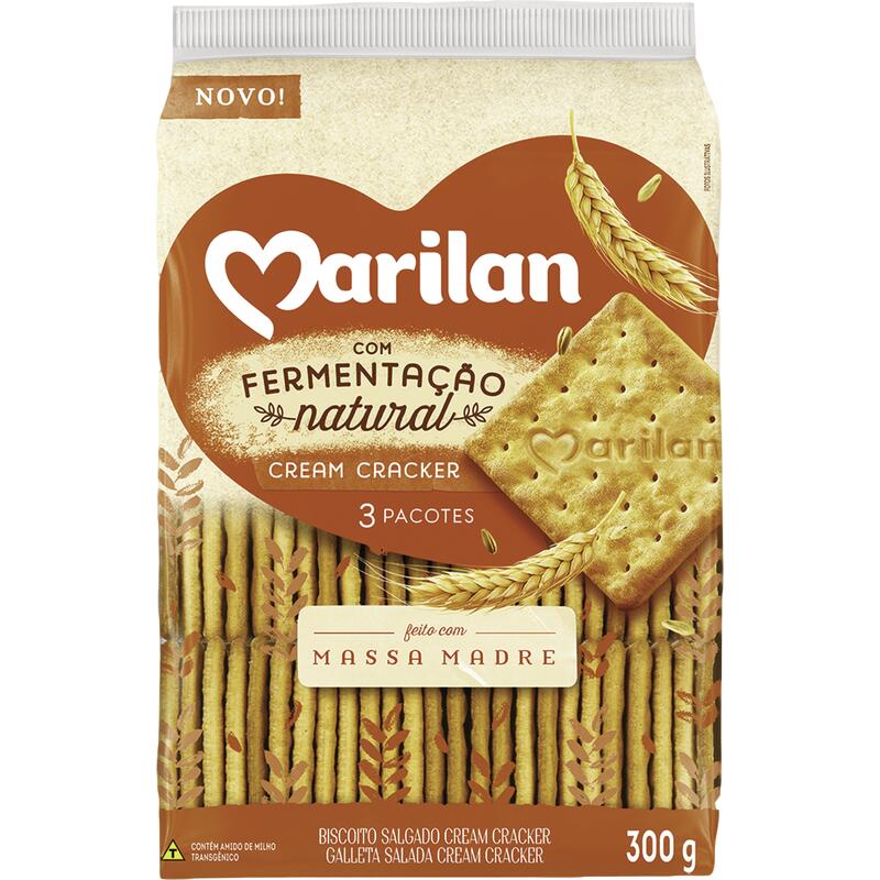 Biscoito Cream Cracker Marilan Fermentação Natural 300g