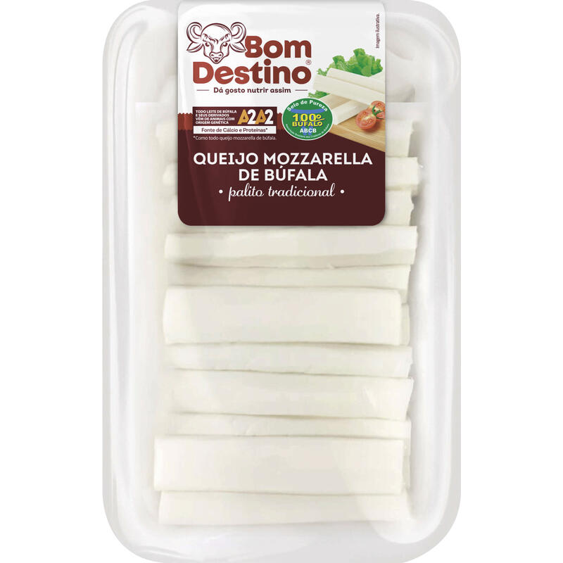 Queijo Mozzarella Búfala Bom Destino Palito Preço por quilo na bdj