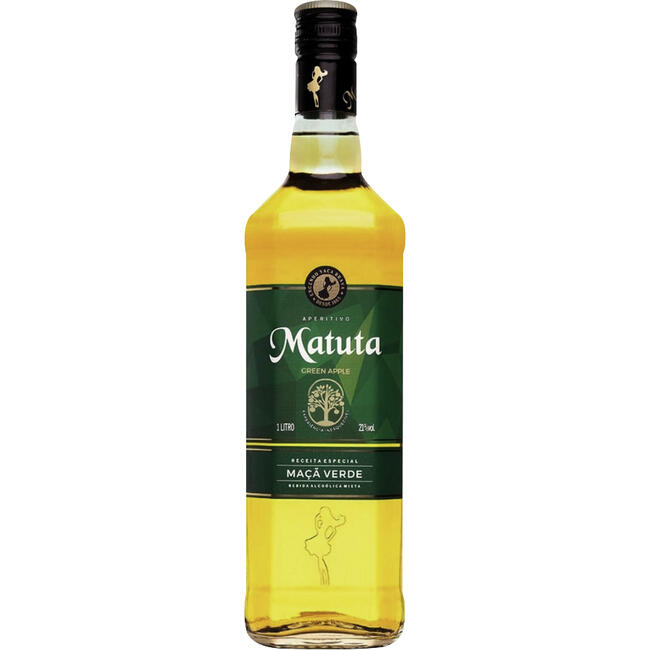 Cachaça Matuta Green Apple 1L