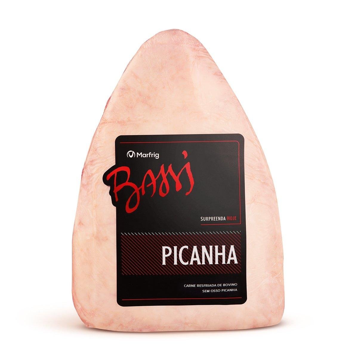Picanha Bovina Extra Limpa Pedaço Bassi a Vácuo 1,4KG