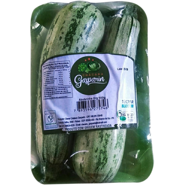 Abobrinha Verde Gasparin 500g - Orgânica