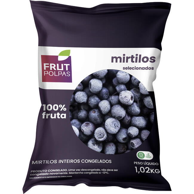 Mirtilos Frut Polpas Congelada 1,02kg
