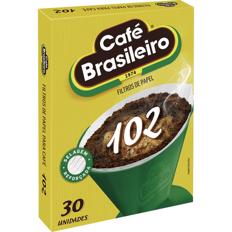 Filtro de Papel para Café Brasileiro N°102 30 un