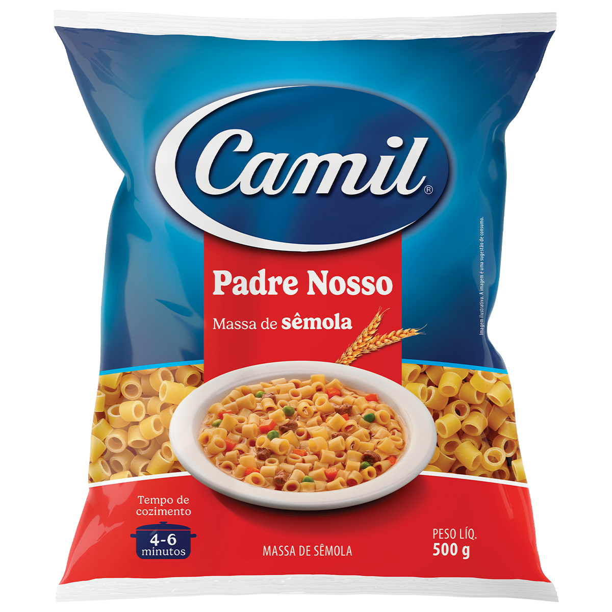 Massa Padre Nosso de Sêmola Camil 500g