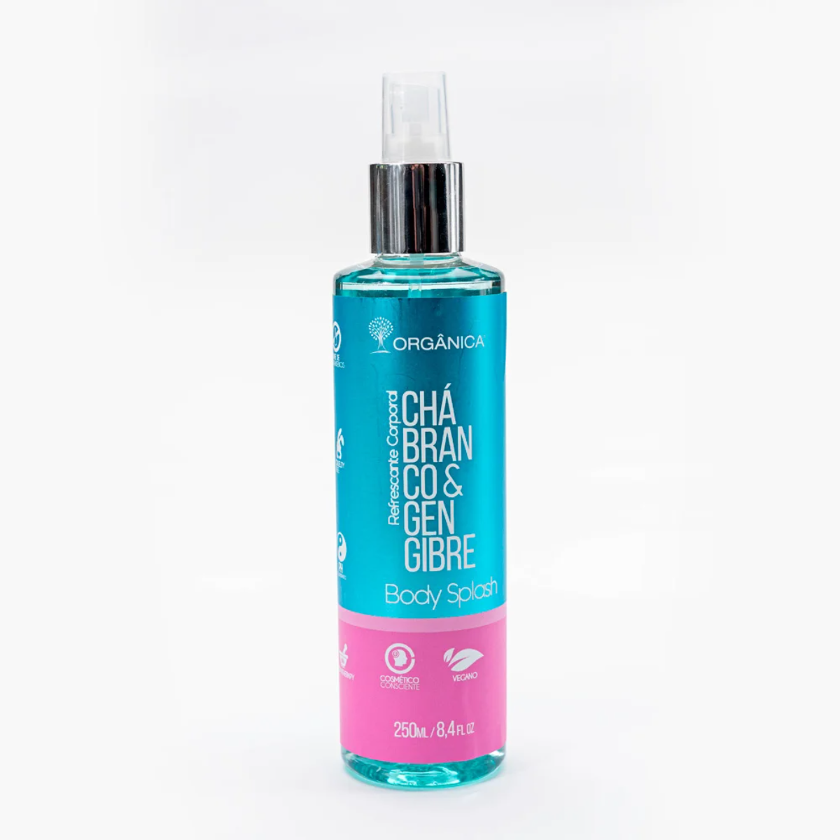 Body Splash Corporal Chá Branco e Gengibre 250ml