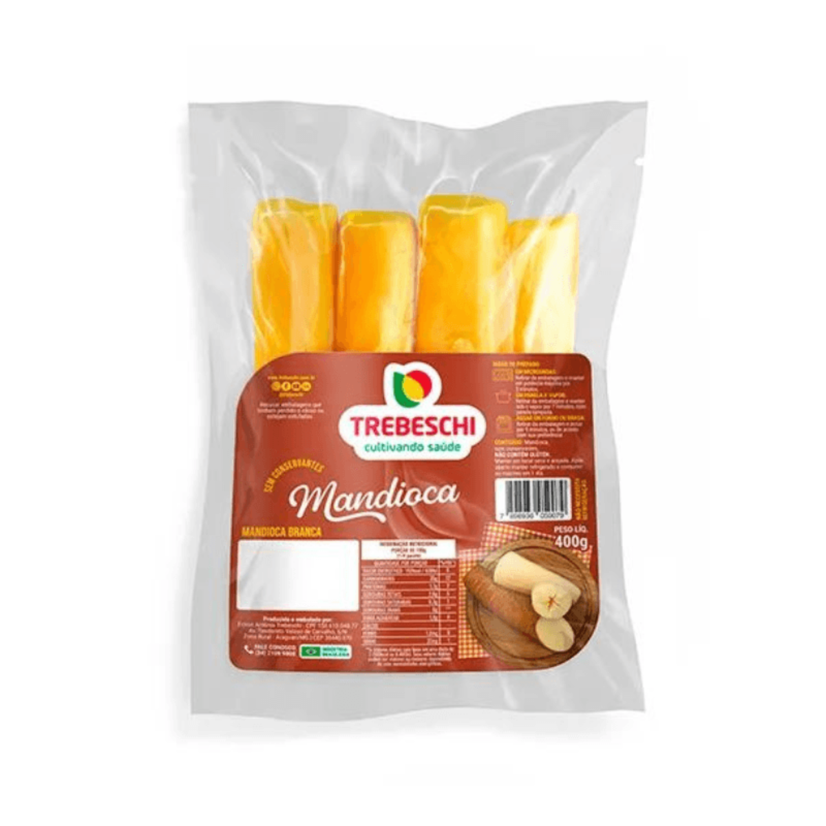 Mandioca Cozida Trebeschi 400g
