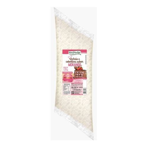 Recheio Bom Princípio Cobertura Morango 1,01kg