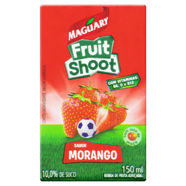 Suco Maguary Fruit Shoot Morango 150ml