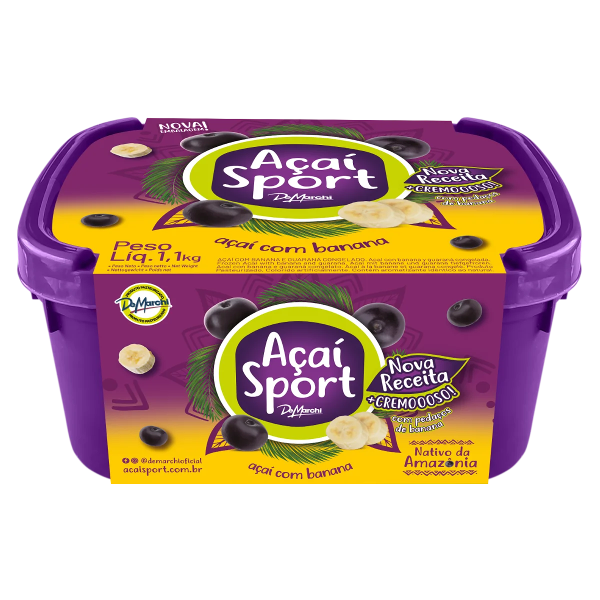 Açaí com Banana De Marchi 1.1kg