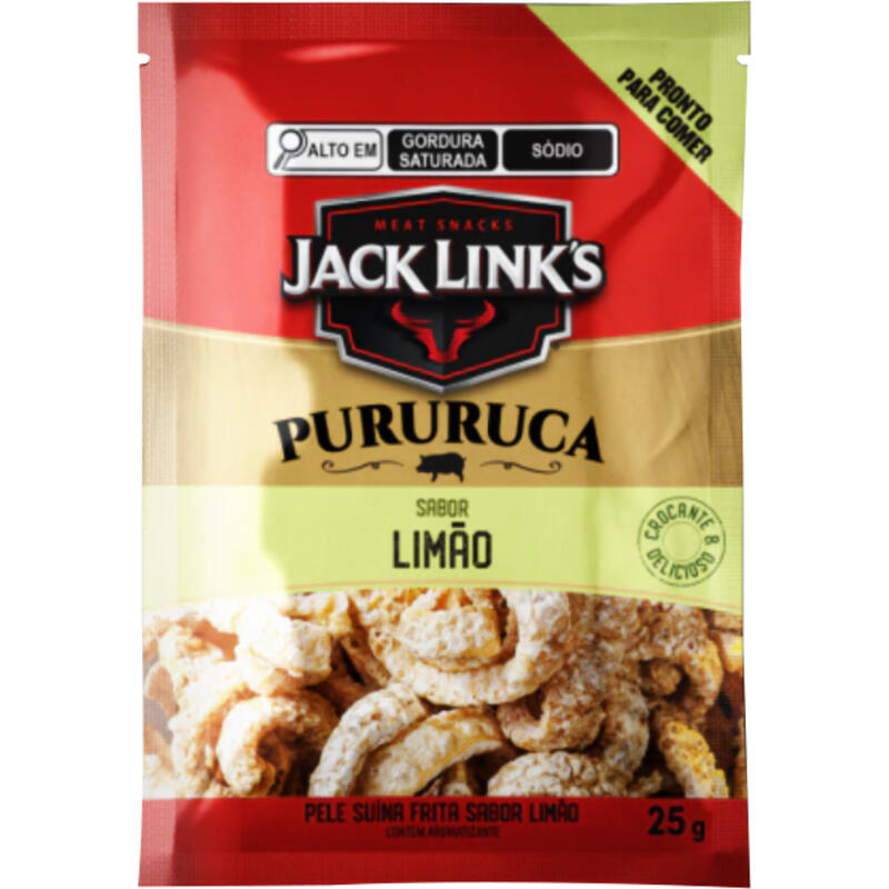 Pururuca Jack Link's Limão 25g