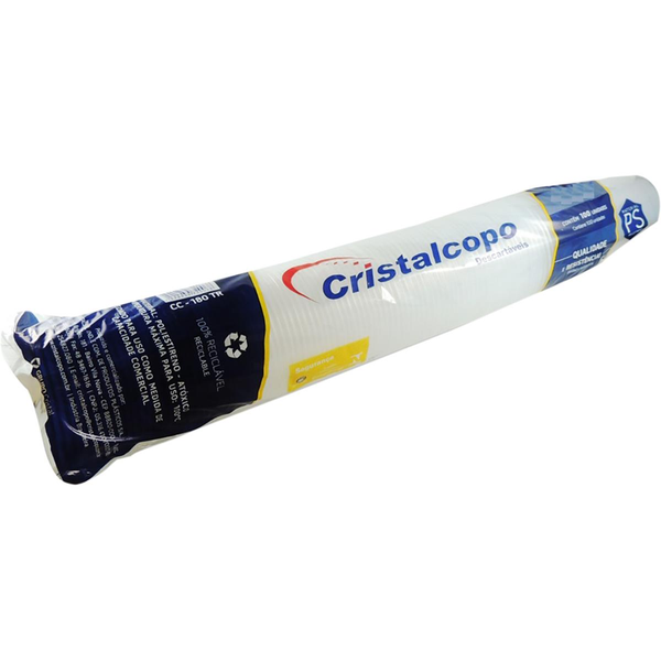 Copo Plástico Copobras Transparente 300ml Com 50 Unidades